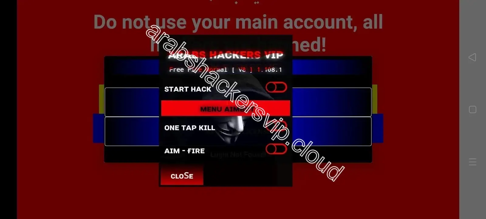Screenshot of Arabs Hackers VIP Arab Hacker Groups Free Fire